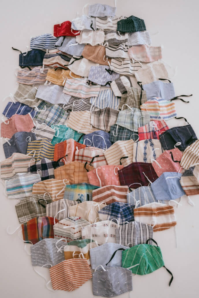 Masken für Kinder in Südafrika