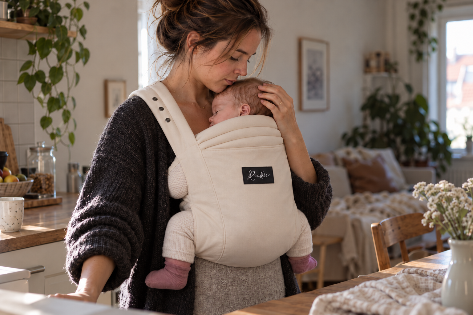 Koregulation beim Baby: Wie Tragen die Atmung deines Babys unterstützt
