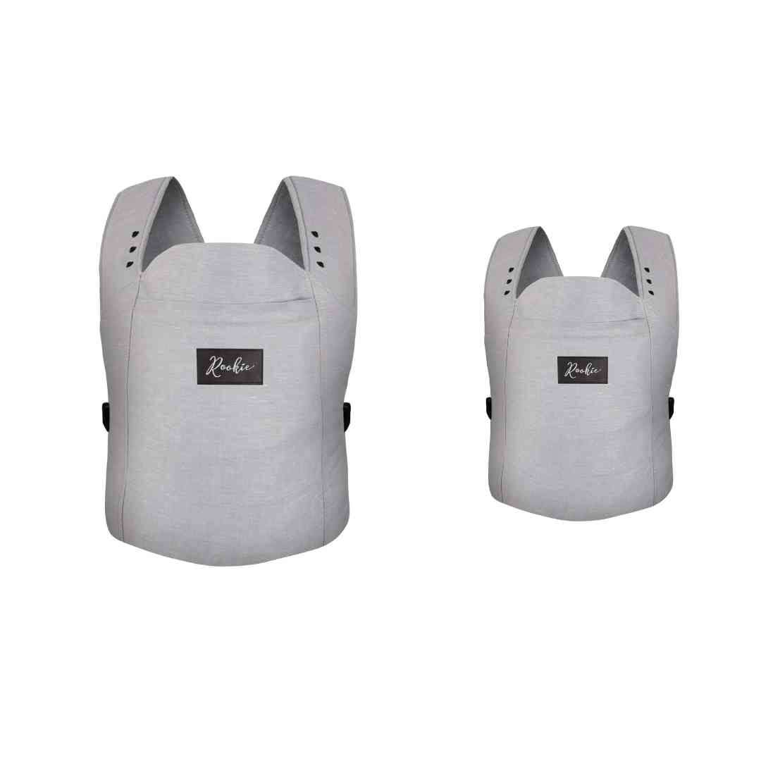 Mama & Kind Bundle: ROOKIE Premium Babytrage + Puppentrage - ROOKIE