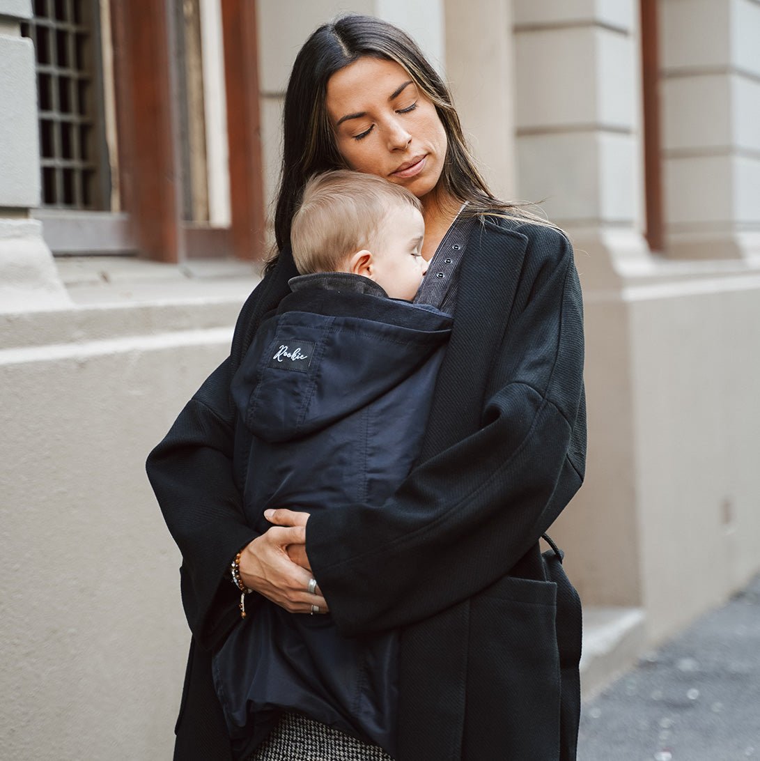 Babytragen Regen- und Wettercover - Black - ROOKIE