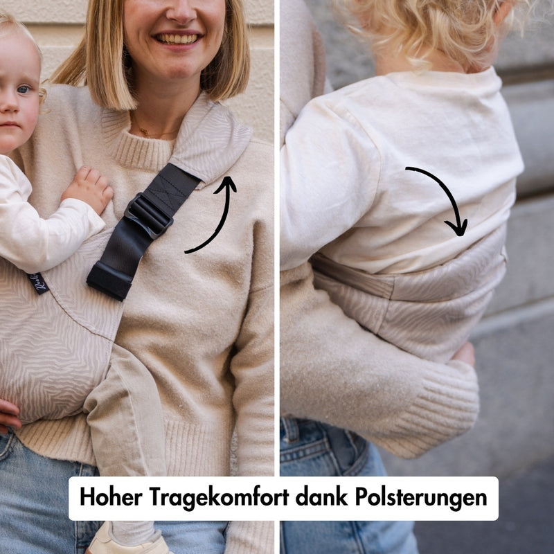 Rookie HipCarrier  - Zebra Beige - ROOKIE