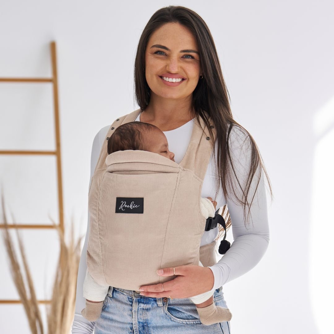 Premium Elite Babytrage – Cord Stone Hauptbild