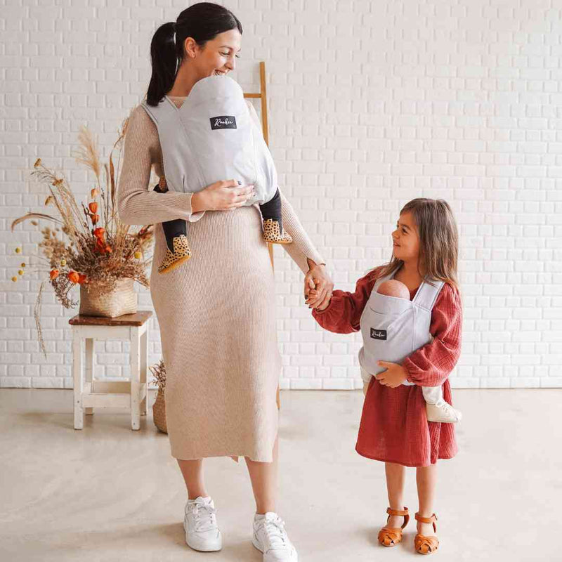 Mama & Kind Bundle: ROOKIE Premium Babytrage + Puppentrage