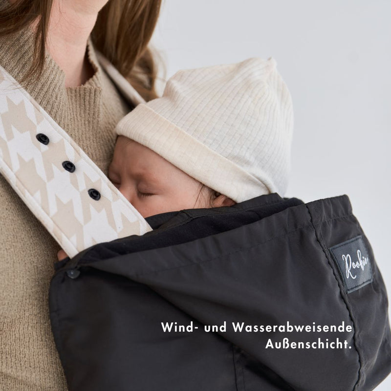 Babytragen Regen- und Wettercover - Black - ROOKIE